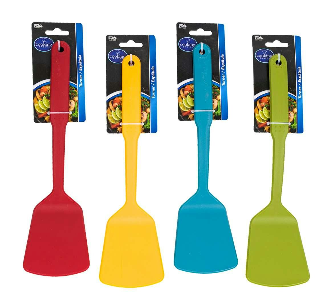 Wholesale Silicone Turner- 3 Assorted Colors GRAY GREEN RED