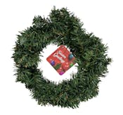 10" Christmas Wreaths - 50 Tips, Plastic