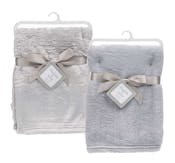 Baby Blankets - Gray, 30" x 30"