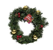 12" Holiday Wreaths - Berries & Balls