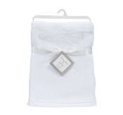 Baby Blankets - 0-9M, White & Ivory, 30" x 30"