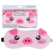 The Crème Shop Piggy Plush Sleep Mask - Pink