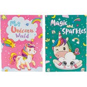 Unicorn Coloring Books - 2 Volumes, 80 Pages