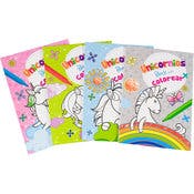 Spanish Coloring Pads - Assorted Unicorns, 48 Pages