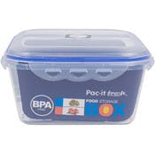 Food Storage Containers - 112 oz, Clear