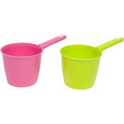 Plastic Scoops - Assorted Colors, with Handle, 40 oz