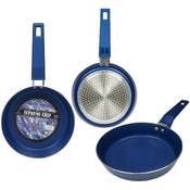 8" Non-Stick Frying Pans - Blue, Aluminum