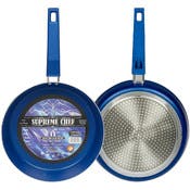 11" Non-Stick Frying Pan - Aluminum, Blue