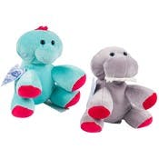 Valentine Dino Plush Toys - 7.25", 2 Styles