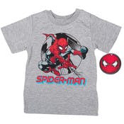 Kids' Spiderman T-Shirts - Assorted Sizes, Gray