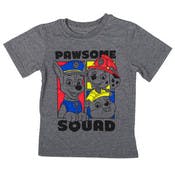 Boys' T-Shirts - "Pawsome Squad", Sizes 4, 5/6, 7