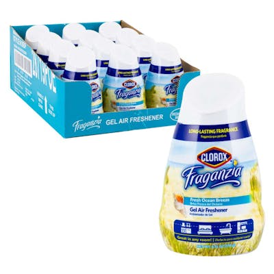 Clorox Fraganzia Gel Air Fresher, Ocean Breeze, 6oz