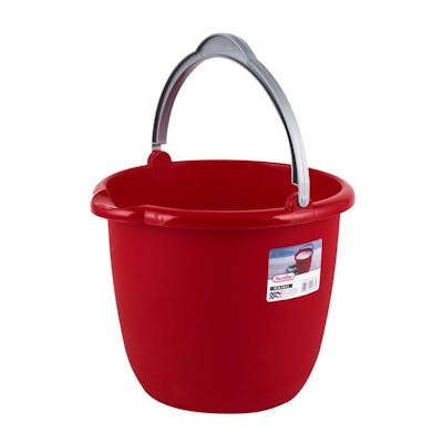 Sterilite Bucket with Handle, Red, 10qt