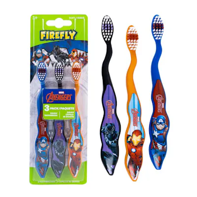 Marvel Avengers Toothbrushes, Soft - 3 Pack