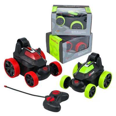 360-Degree Rotating Remote Control Stunt Cars - Assorted