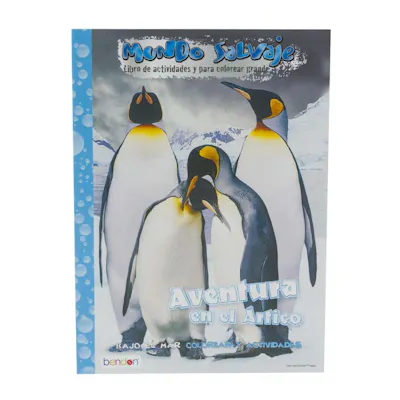 Aventura En El Artico Spanish Coloring Books - 80 Pages