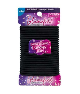 Hair Ties - 24 Pieces, Black