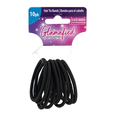 Hair Ties - 5 Inch, Black