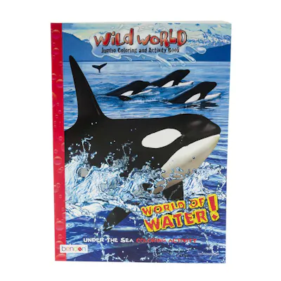 World of Water Coloring and Activty Books - 80 Pages