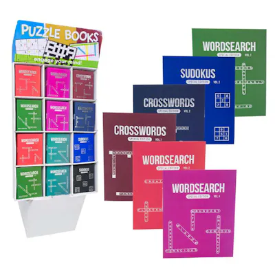 Puzzle Books, 80 Pages - Six Titles