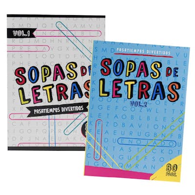 Spanish Word Search Puzzle Books - 80 Pages