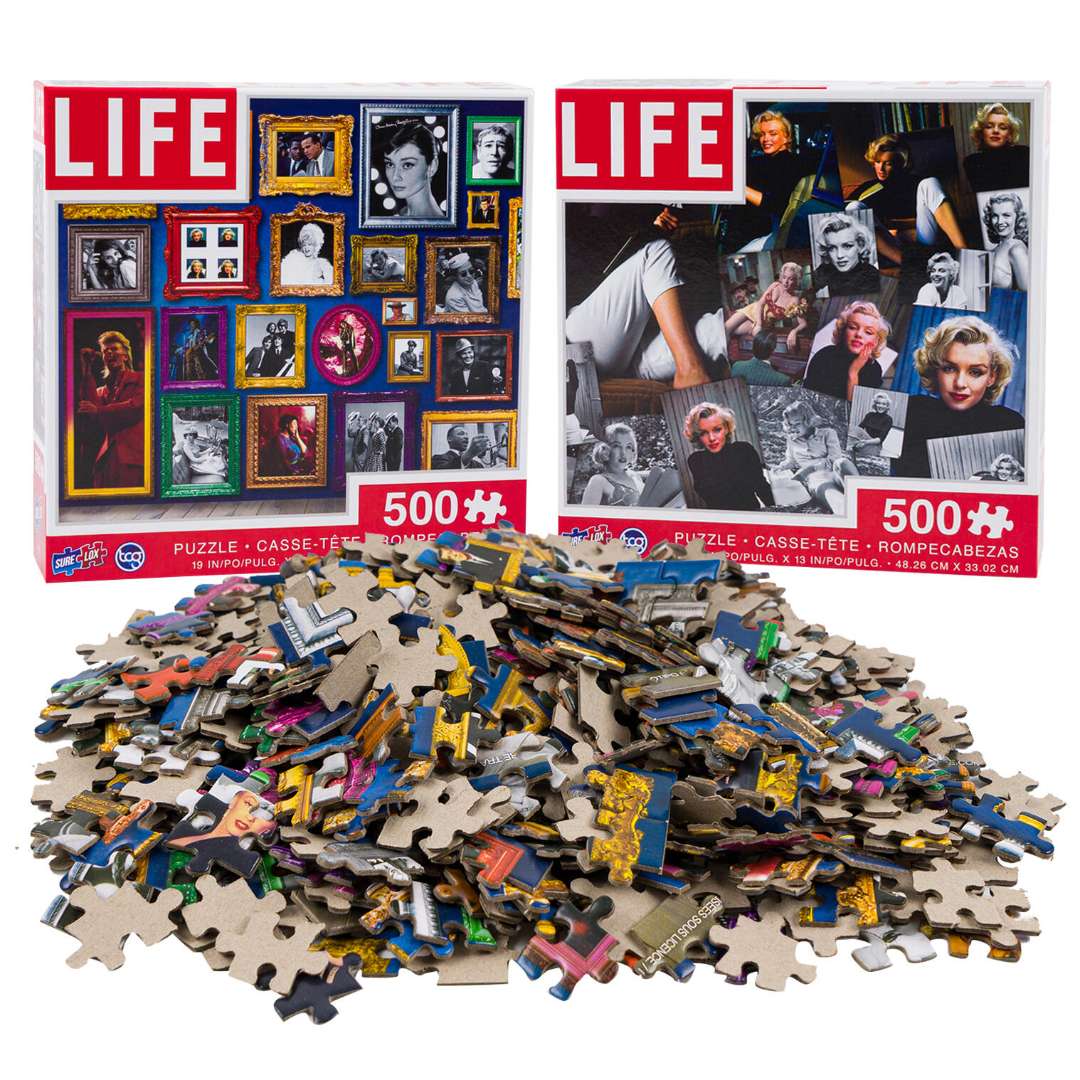 Life Magazine Collection 500-Piece Puzzle - Assorted - DollarDays