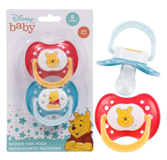 Disney Pacifiers Winnie the Pooh, 2pk