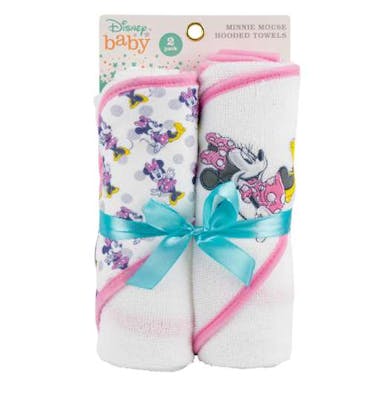 Disney Hooded Towel Sets - Minnie Mouse, 2 Pk