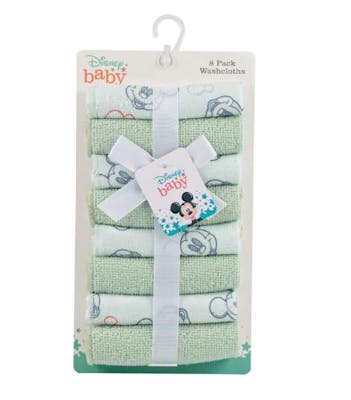 Disney Towel Sets - Mickey Mouse, Sage, 8 Pk