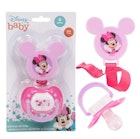 Disney Pacifier & Clip Sets - Hot Pink, 2pk image number null