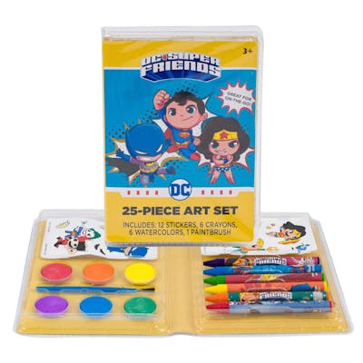 DC Super Friends Mini Art Set - 25 Piece