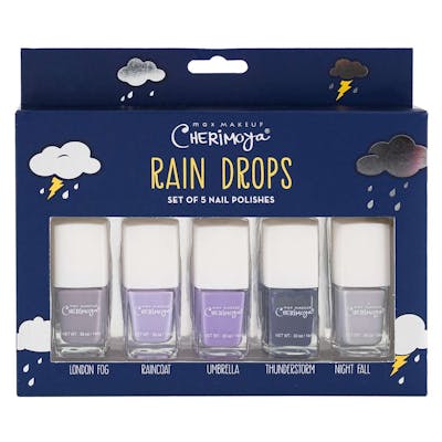 Nail Polish Set, Rain Drops - 5 Piece