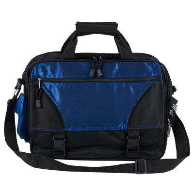 Portfolio Bags - 17" x 16", Black / Blue