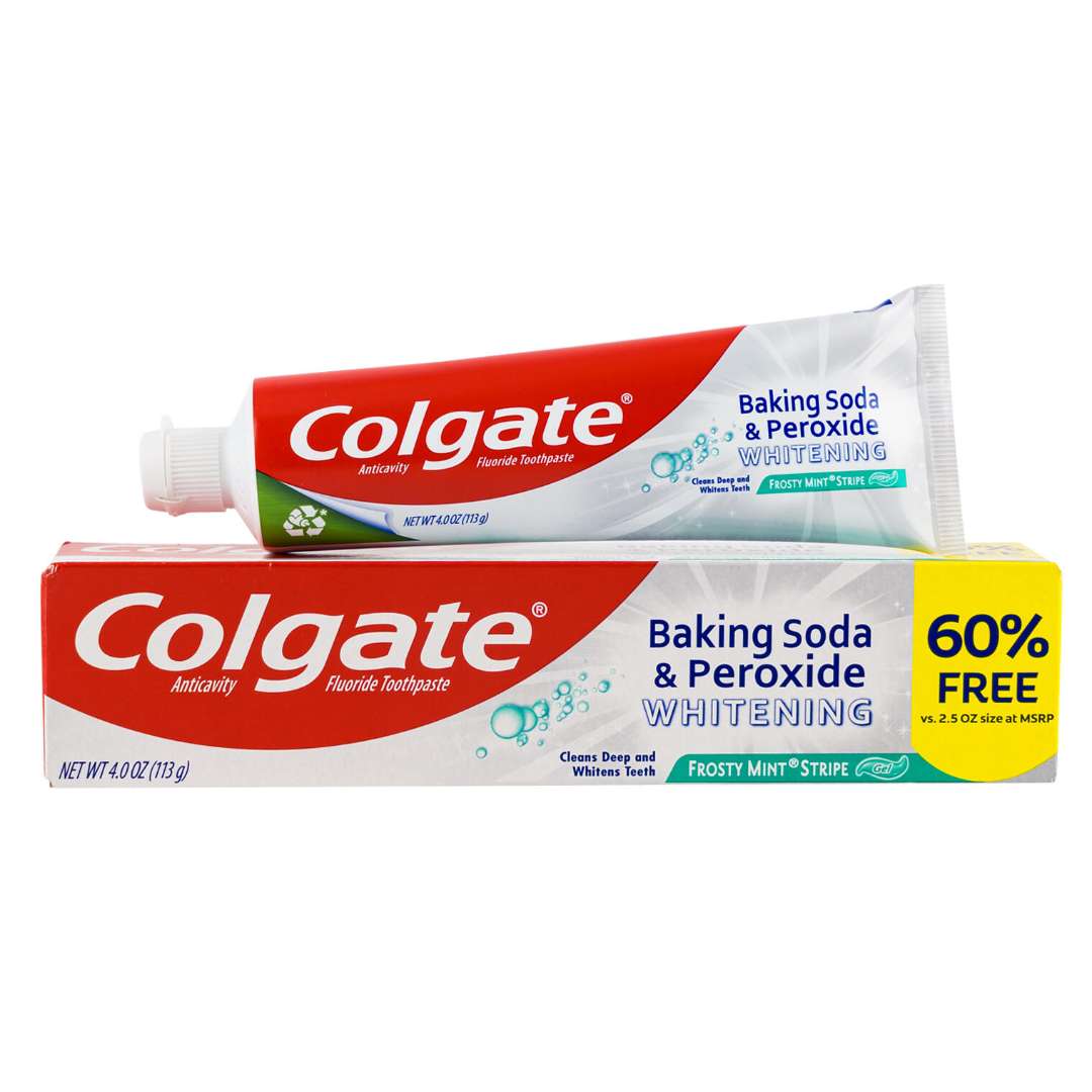 Wholesale Colgate Baking Soda and Peroxide Toothpastes, 4 oz