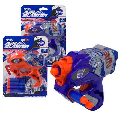 NASA Viking Air Dart Blaster, Assorted - 4 Darts