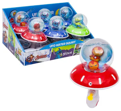 Disney and Marvel UFO Water Squirt Blasters, Assorted