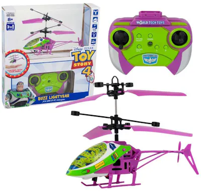 Disney Toy Story 4 Buzz Lightyear Remote Control Helicopter