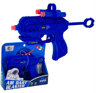 NASA Air Dart Blaster, Assorted - 3 Darts