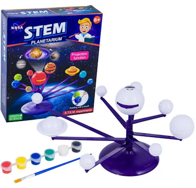 NASA STEM Planetarium Solar System Painting Kit