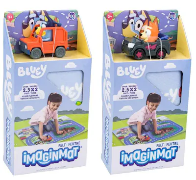 Bluey Felt Playmat, 31" x 27" - Assorted