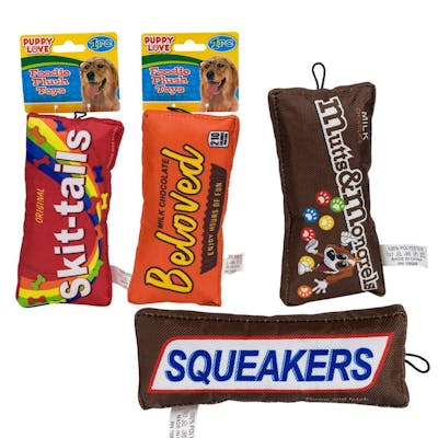 Famous Candy Pet Toys - 4 Assorted Designs