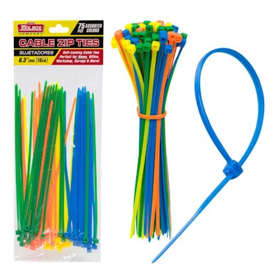 Cable Ties, 75 Count - 6.3"