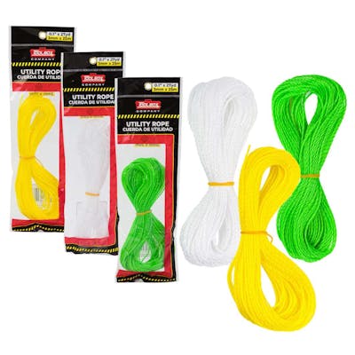 Utility Rope, Assorted Colors - 81' Long