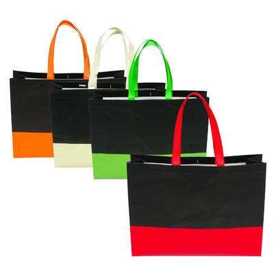 Two Tone Tote Bags- Assorted
