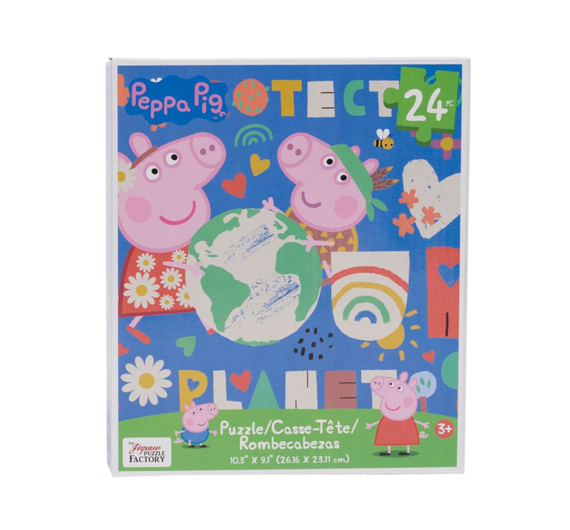 Peppa A Scuola Puzzle 2 X 24 Pezzi Ravensburger Per Bambini 4+ Anni, Materiale FSC