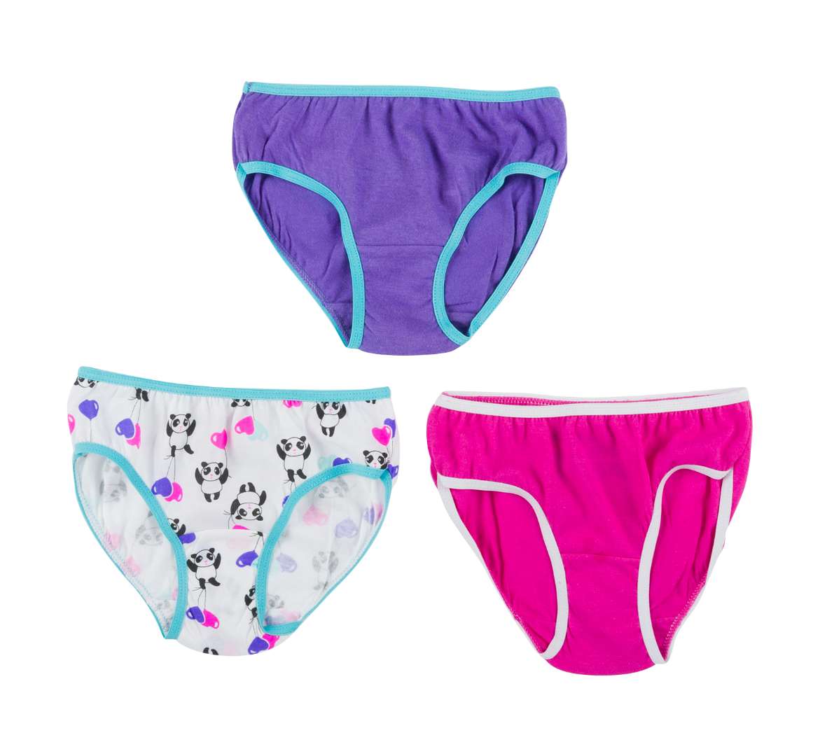 Wholesale 10pk Girl Panties- 2T-4T- Assorted Colors 10ASST-MULTICOLOR