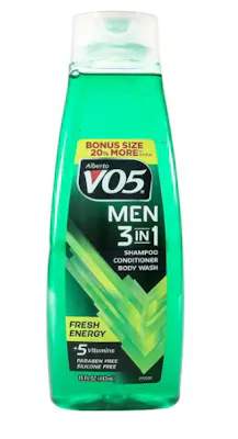 VO5 Men's Fresh Energy 3-in-1 Moisturizing Shampoo, Conditioner, and Body Wash - 15 oz