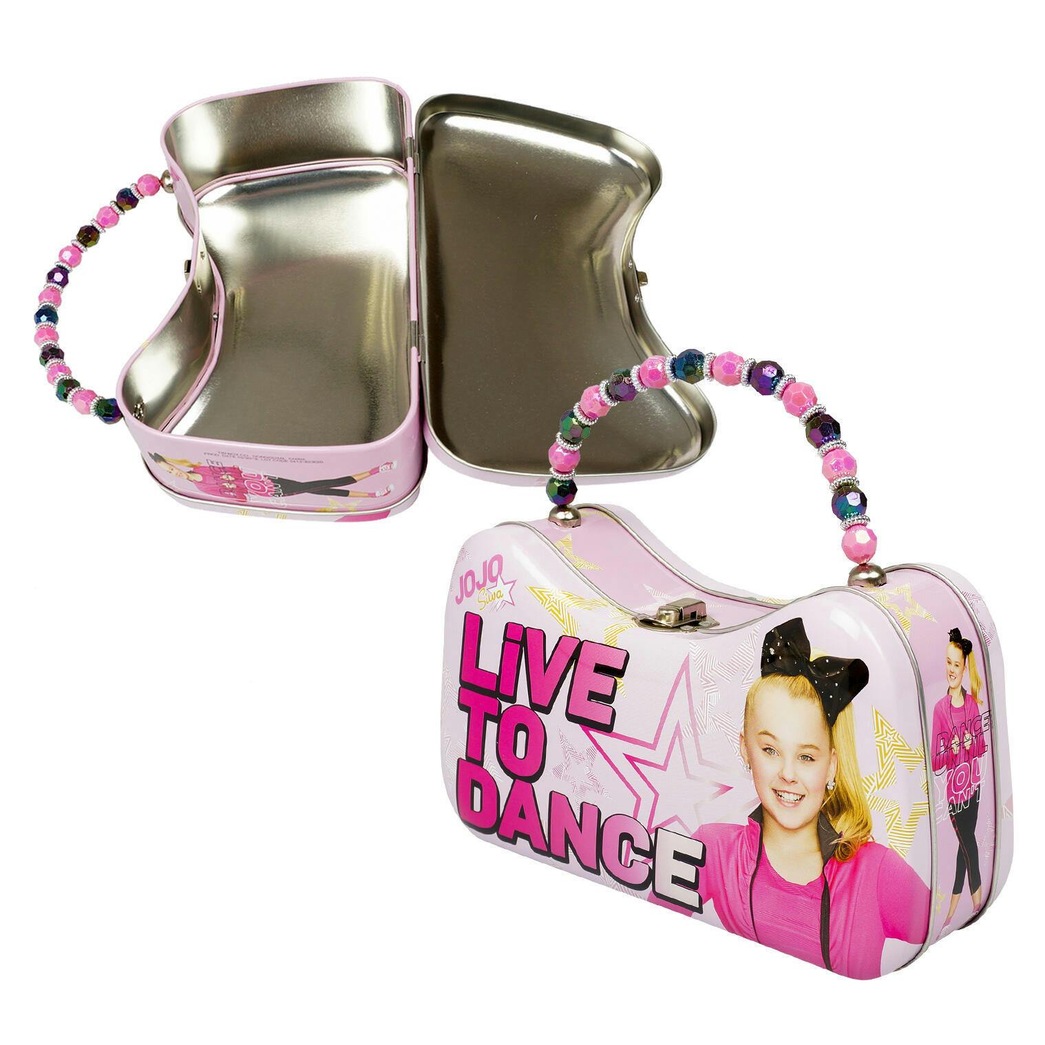 Wholesale Jojo Siwa Tin Purse with Beaded Handle (SKU 2349639) DollarDays