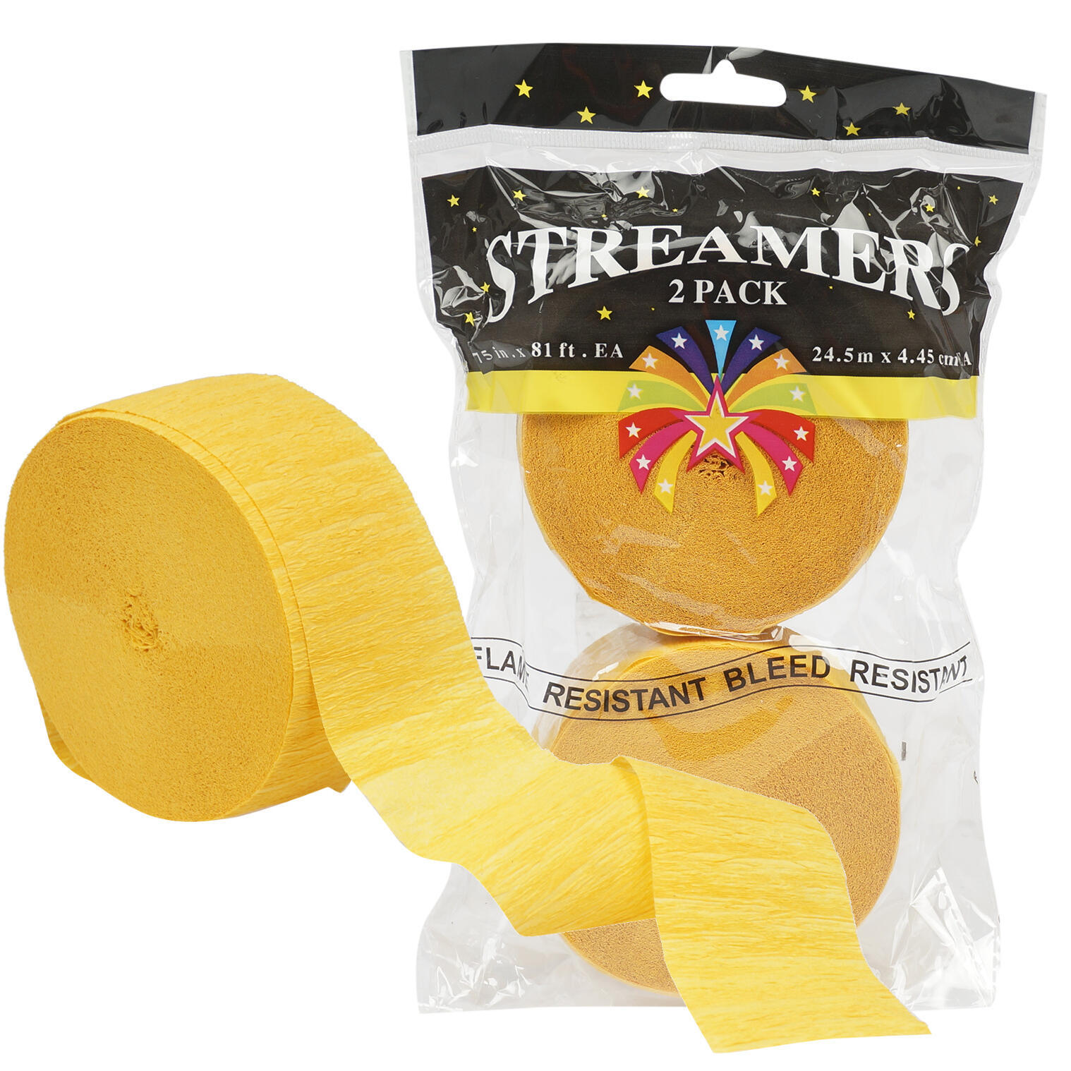 Wholesale Gold Streamer 2 Pack DollarDays