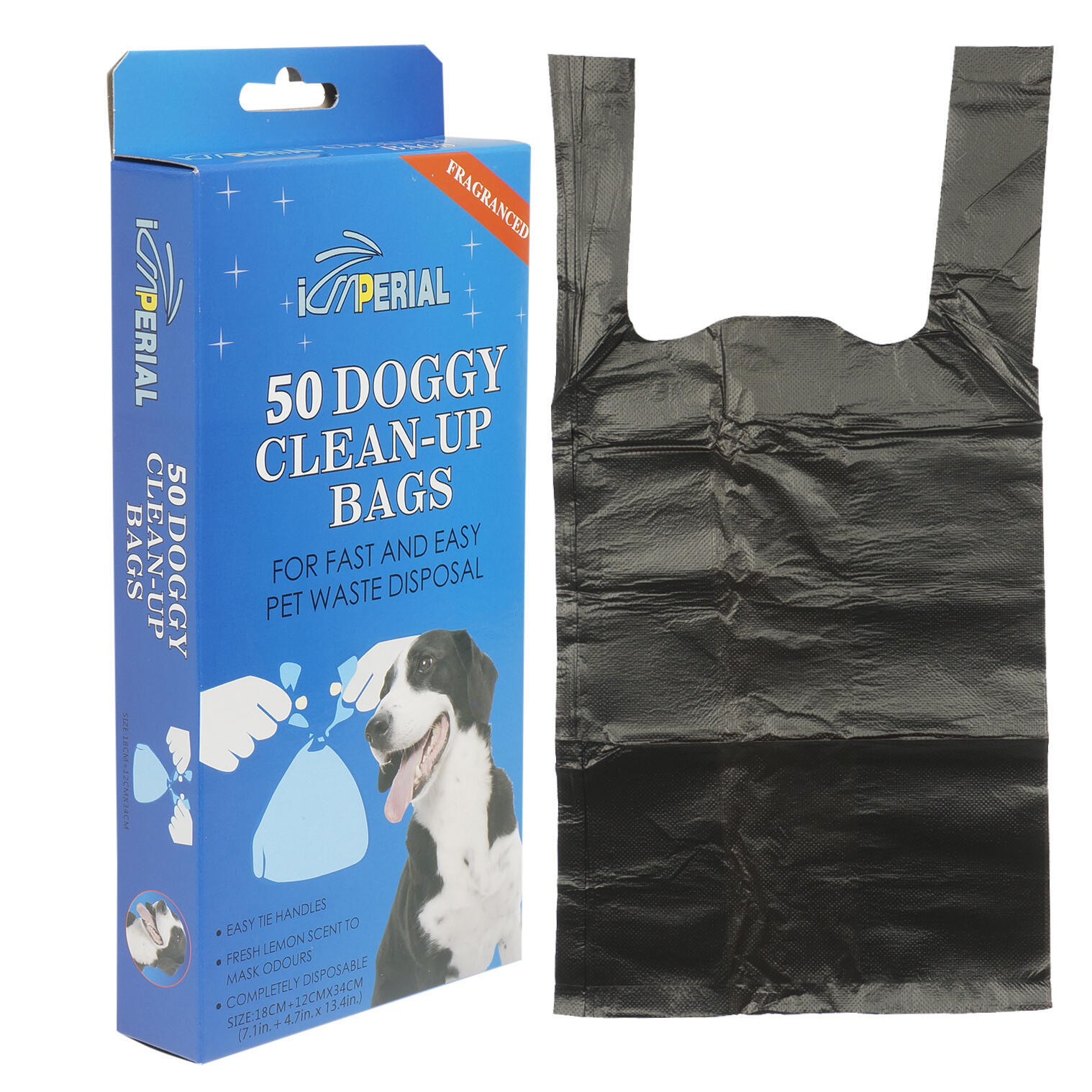 Wholesale Black Plastic Dog Waste Bag 50 Count DollarDays